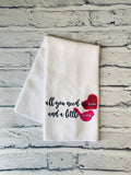 Nora Fleming Love Kitchen Towel