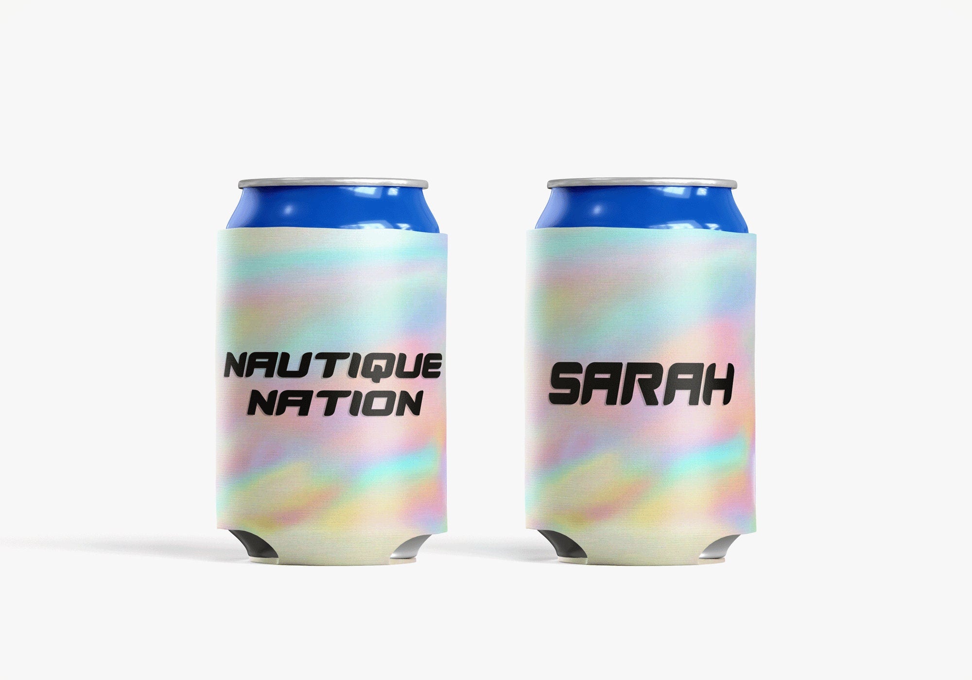 Boat Nation Tie Dye Can Cooler Personalized Can Cooler Sleeve