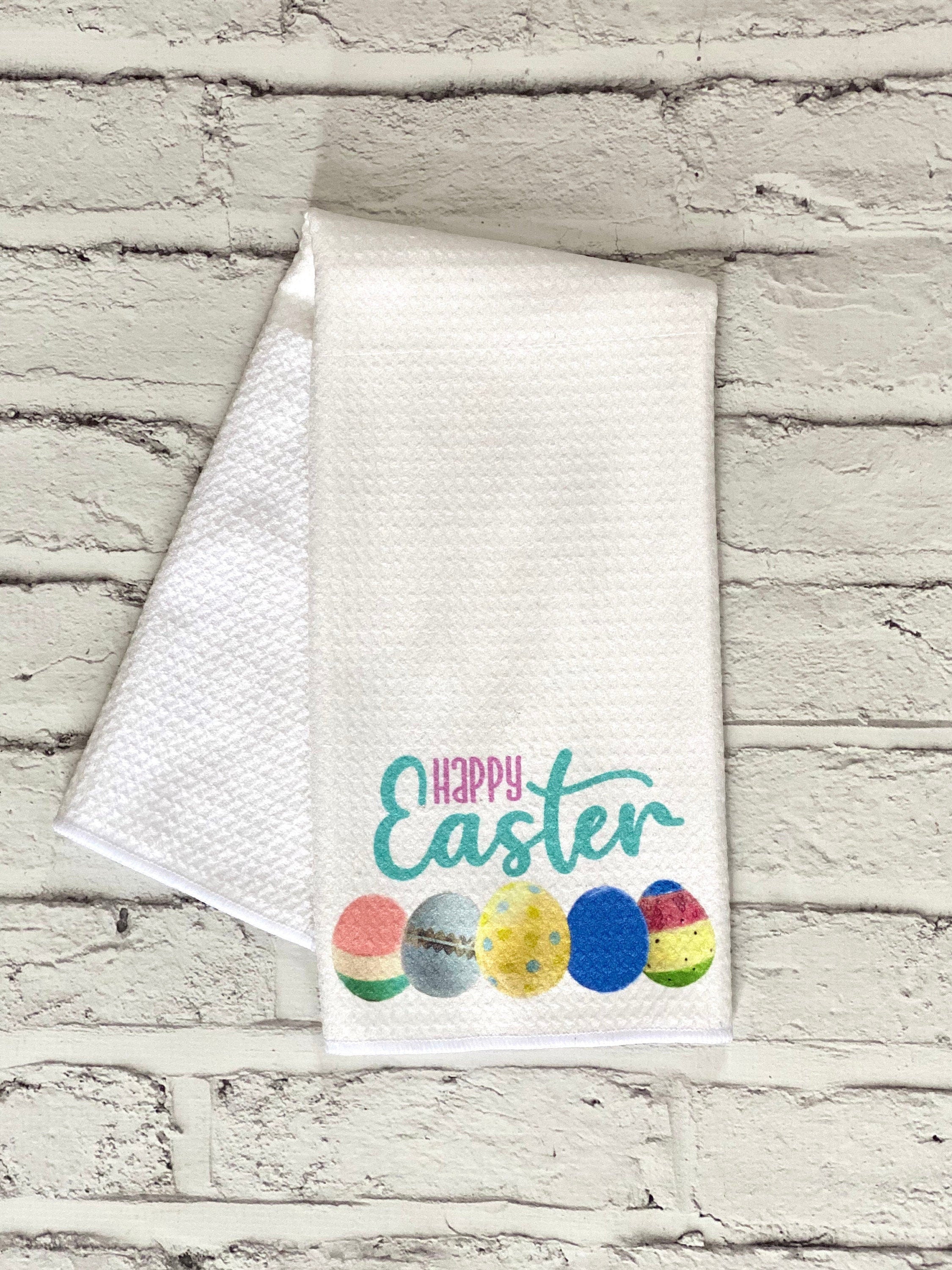 Nora Fleming Inspired Easter Kitchen Towel