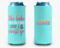 Lake is Calling And I Must Go Can Cooler Lake Life Personalized Can Cooler Sleeve