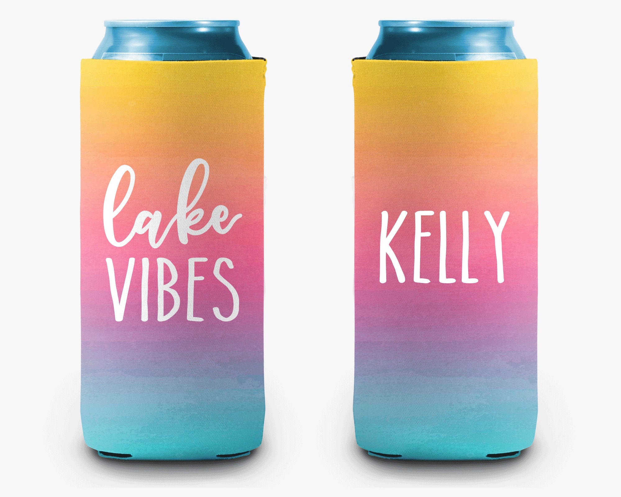 Lake Vibes Can Cooler Lake Life Personalized Can Cooler Sleeve