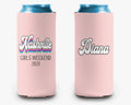 Vacation Event Bachelorette Party Can Cooler Personalized Can Cooler Sleeve
