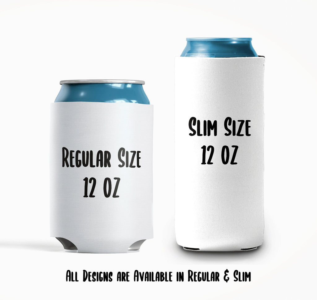 Tropical Palm Girls Weekend Can Cooler Bright Beach Event Bachelorette Party Huggers Personalized Can Cooler Sleeve