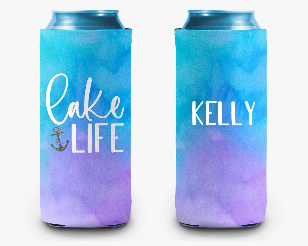 Lake Life Anchor Can Cooler Lake Life Personalized Can Cooler Sleeve
