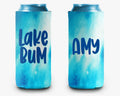 Lake Bum Can Cooler Lake Life Personalized Can Cooler Sleeve