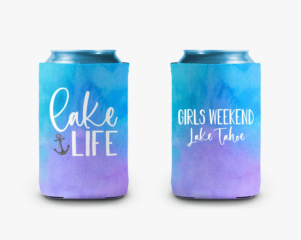 Lake Life Anchor Can Cooler Lake Life Personalized Can Cooler Sleeve