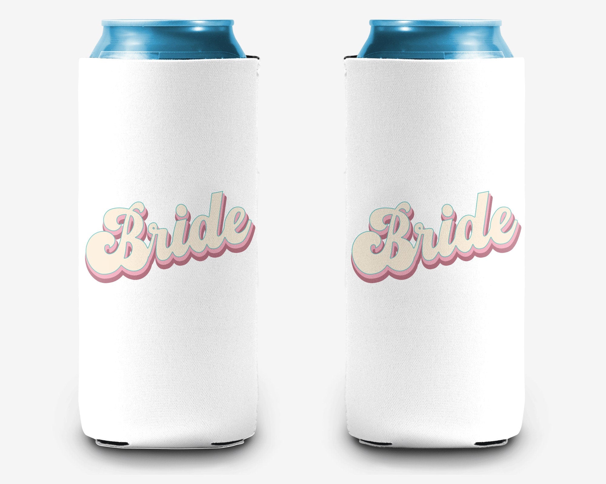 Bride Babe Bachelorette Party Can Cooler Bridal Party Personalized Can Cooler Sleeve