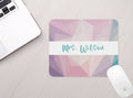 Personalized Multi-Color Geometric Prism Mouse Pad Personalized Mousepad