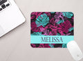 Personalized Tropical Garden Mouse Pad Personalized Palm Mousepad
