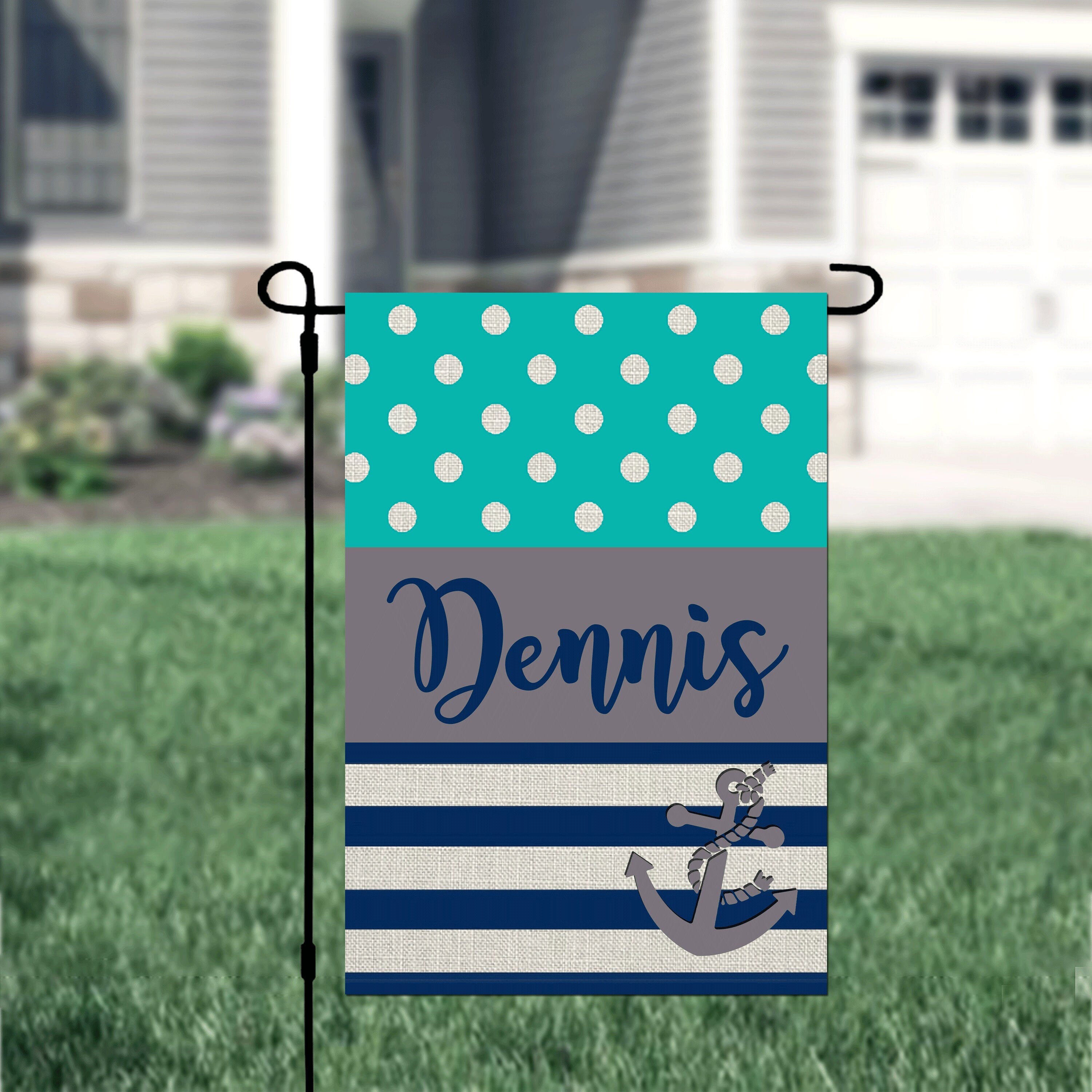 Personalized Lake Life Custom Garden Flag Anchor Flag Garden Flag