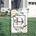 Personalized Welcome Garden Flag, Custom Farmhouse Garden Flag