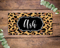 Animal Print License Plate , Name Vanity License Plate