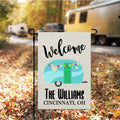 Personalized Camping Custom Garden Flag Camper Flag Garden Flag
