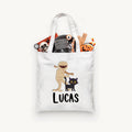 Personalized Halloween Mummy Trick or Treat Bag, Personalized Halloween Bag ,Custom Kids Halloween Bag