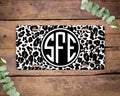 Animal Print License Plate , Monogram Vanity Cheetah License Plate