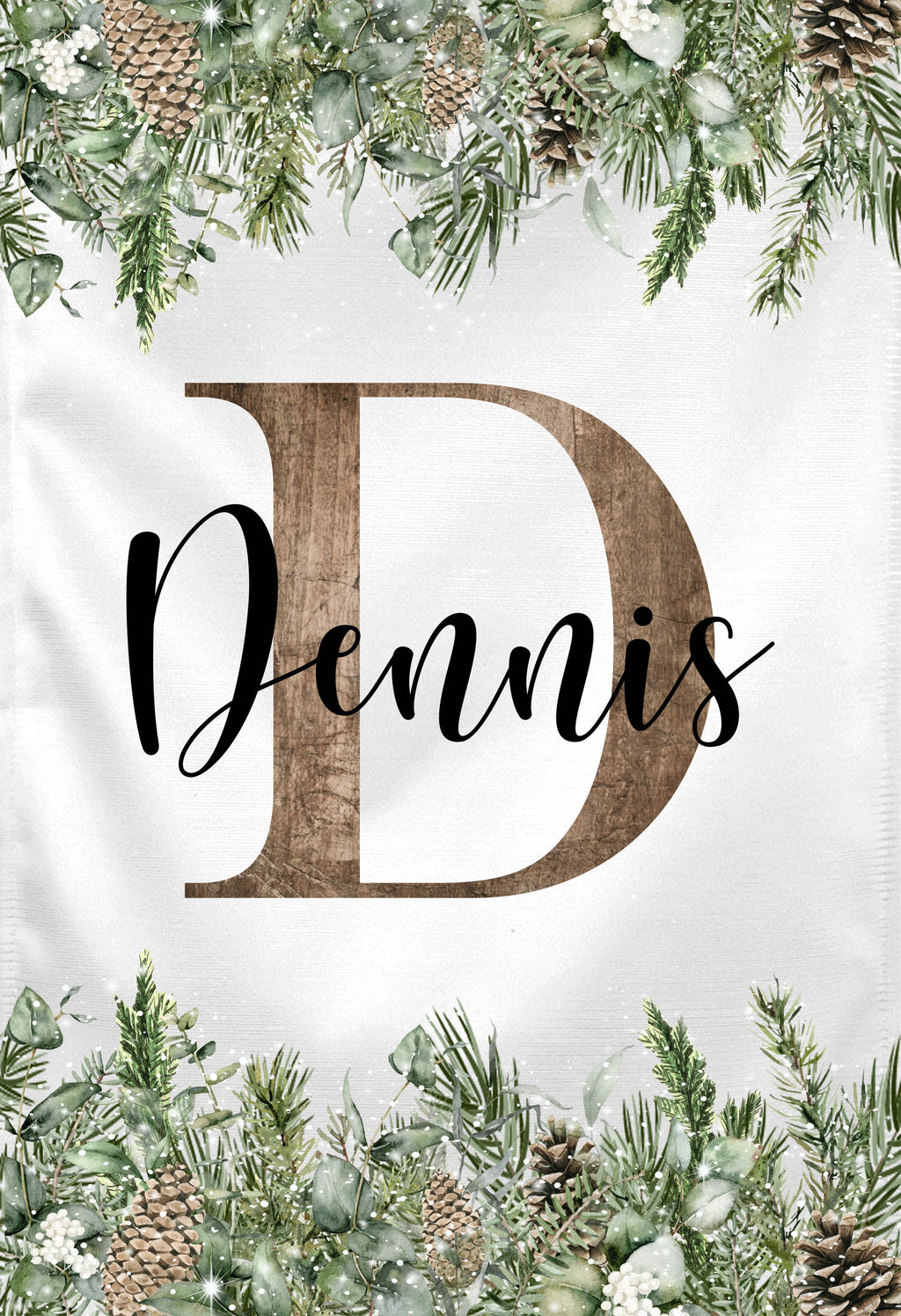 Personalized Welcome Garden Flag, Custom Farmhouse Garden Flag