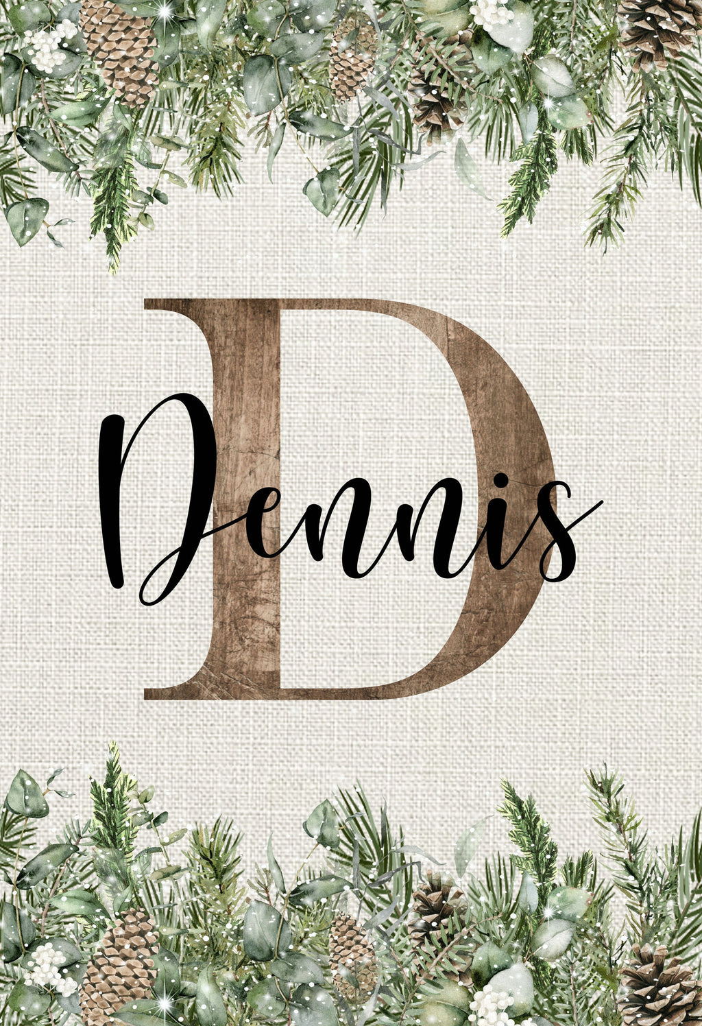 Personalized Welcome Garden Flag, Custom Farmhouse Garden Flag