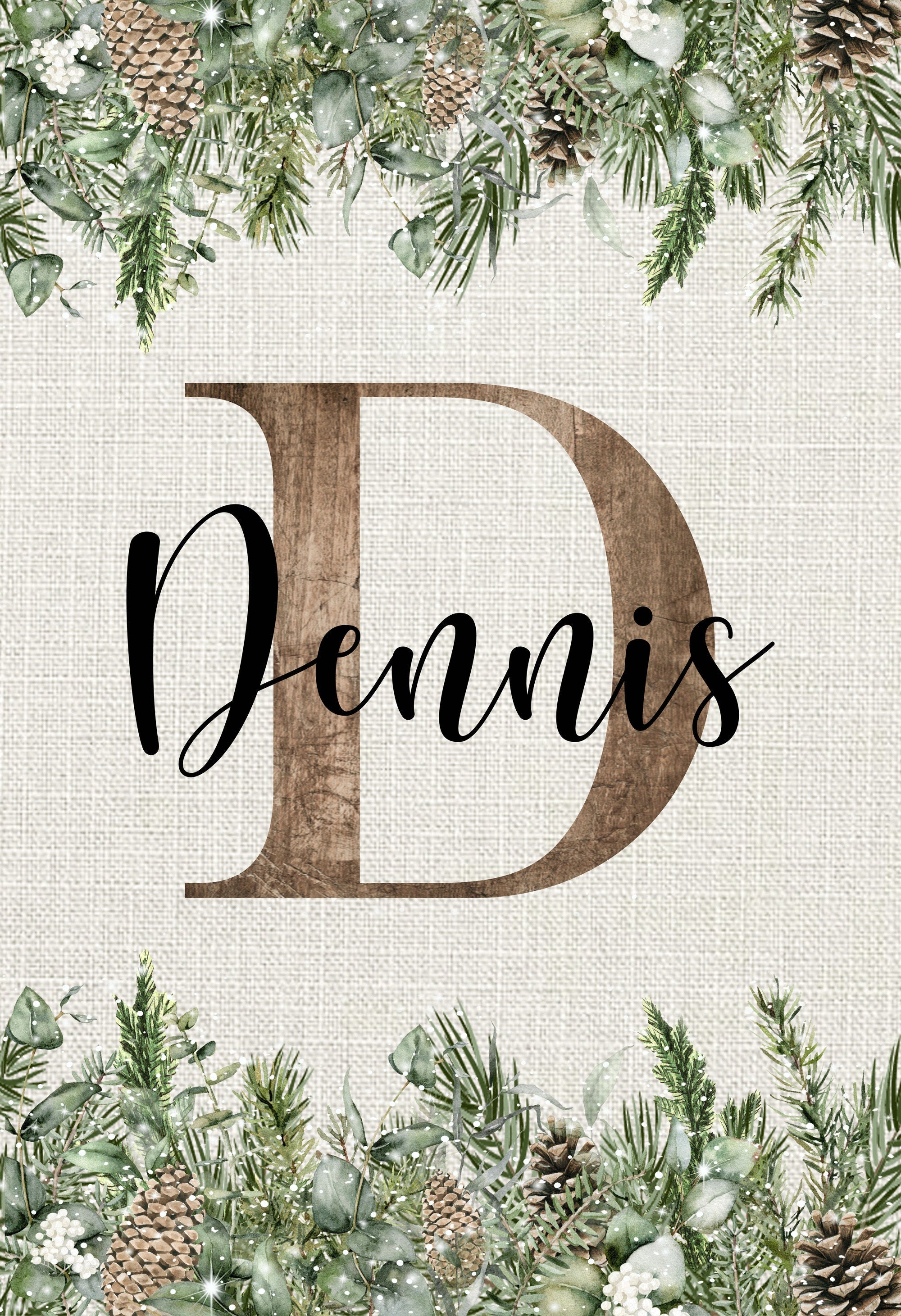 Personalized Welcome Garden Flag, Custom Farmhouse Garden Flag