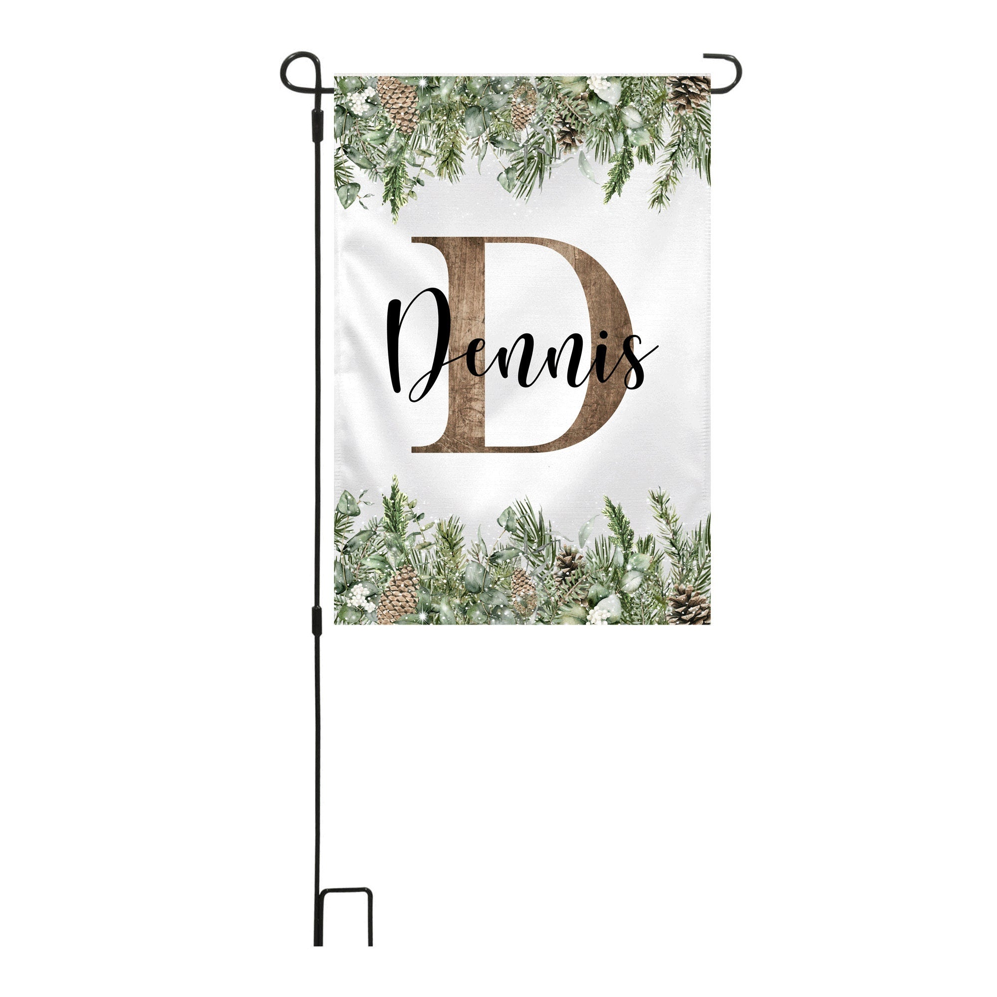 Personalized Welcome Garden Flag, Custom Farmhouse Garden Flag