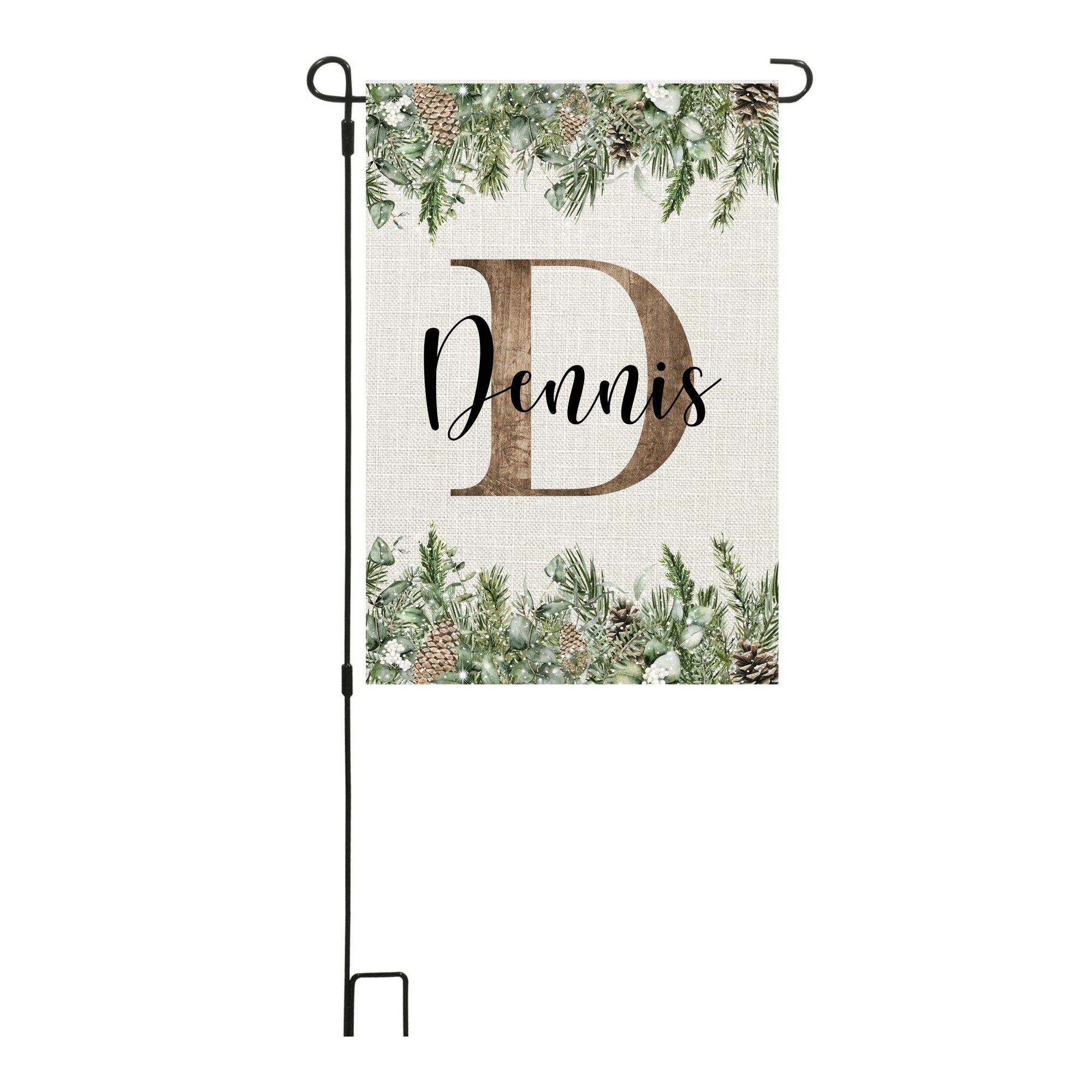 Personalized Welcome Garden Flag, Custom Farmhouse Garden Flag