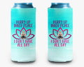 Yoga Inner Peace Namaste Can Cooler Party Huggers Personalized Can Cooler Sleeve
