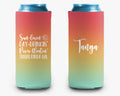 River Life Sunset Can Cooler Ombre Personalized Can Cooler Sleeve