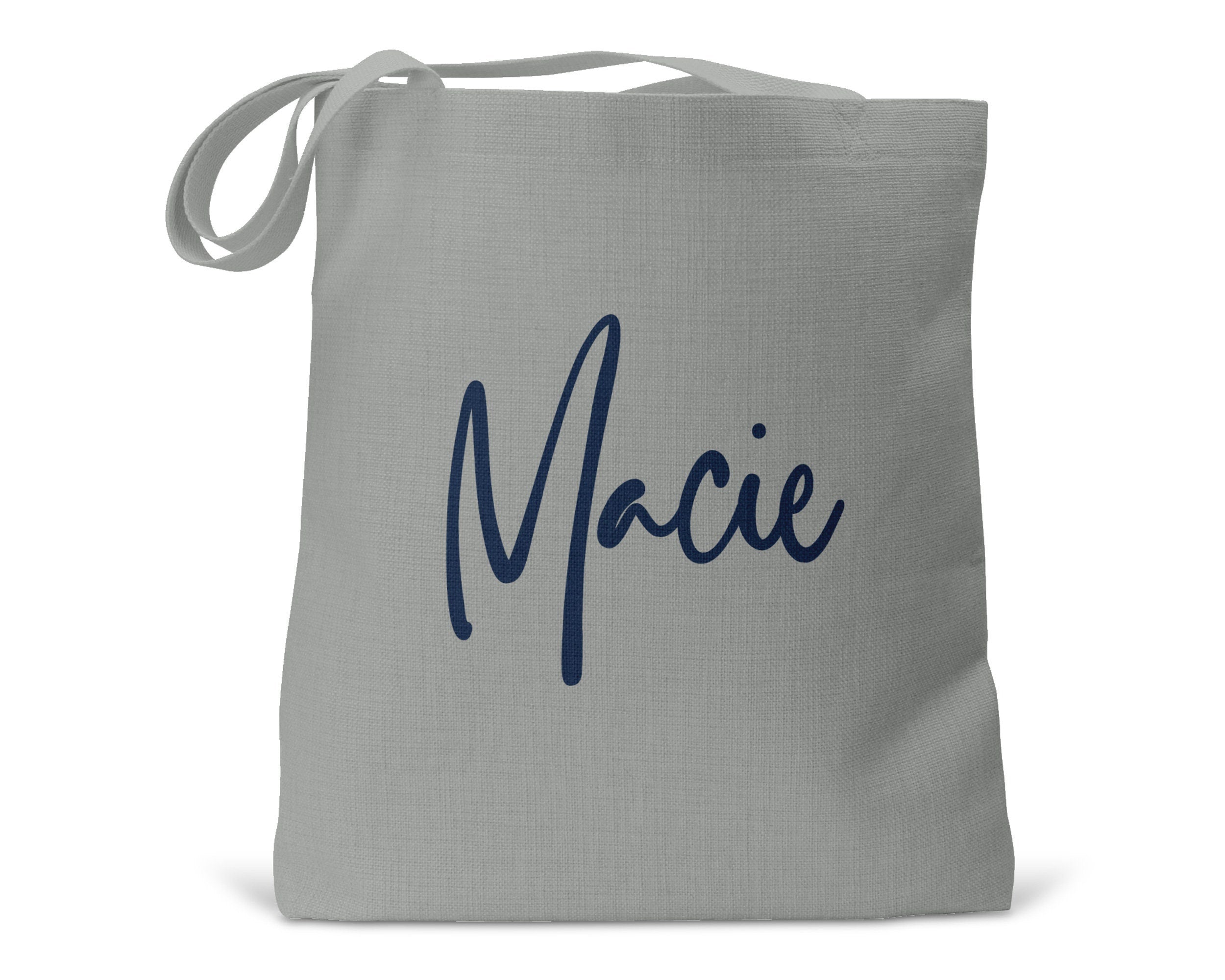 Personalized Solid Tote Bag, Bridesmaid Totes Gift, Name Canvas Tote, Girls Weekend Tote