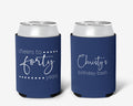 Birthday Bash Can Cooler Party Huggers Thirty Forty Fifty Birthday Can Cooler Sleeve
