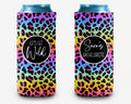 Animal Print Ombre Can Cooler Party Huggers Bachelorette Trip Personalized Can Cooler Sleeve