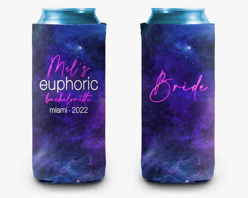 Bachelorette Party Can Cooler Nightclub Theme - Bridal Party Personalized Can Cooler Sleeve