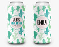 Desert Theme Bachelorette Party Can Cooler Cactus Final Fiesta Event Can Cooler Personalized Can Cooler Sleeve