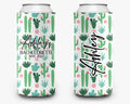 Desert Theme Cactus Bachelorette Party Can Cooler Bridal Event Can Cooler Personalized Can Cooler Sleeve