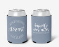 Wedding Custom Can Cooler, Modern Circle Wedding Can Cooler Favors, Personalized Can Cooler Sleeve