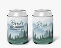 Mountain Theme Can Cooler, Mountain Birthday Trip Can Cooler, Personalized Can Cooler Sleeve