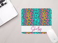 Personalized Mouse Pad Animal Print Ombre Personalized Animal Print Mousepad