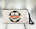Soccer Zippered Pouch, Personalized Team Makeup Bag, Sports Accessory Bag, Custom Team Bag