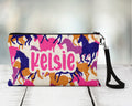 Horse Zippered Pouch, Personalized Team Makeup Bag, Sports Accessory Bag, Custom Team Bag