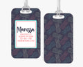 Personalized Luggage Tag, Tropical Pineapple Beach Luggage Tag, Vacation Bag Tag, Custom Luggage Tags, Girls Trip Bag Tag