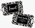 Personalized Luggage Tag, Animal Print Luggage Tag, Vacation Bag Tag, Custom Luggage Tags, Girls Trip Bag Tag