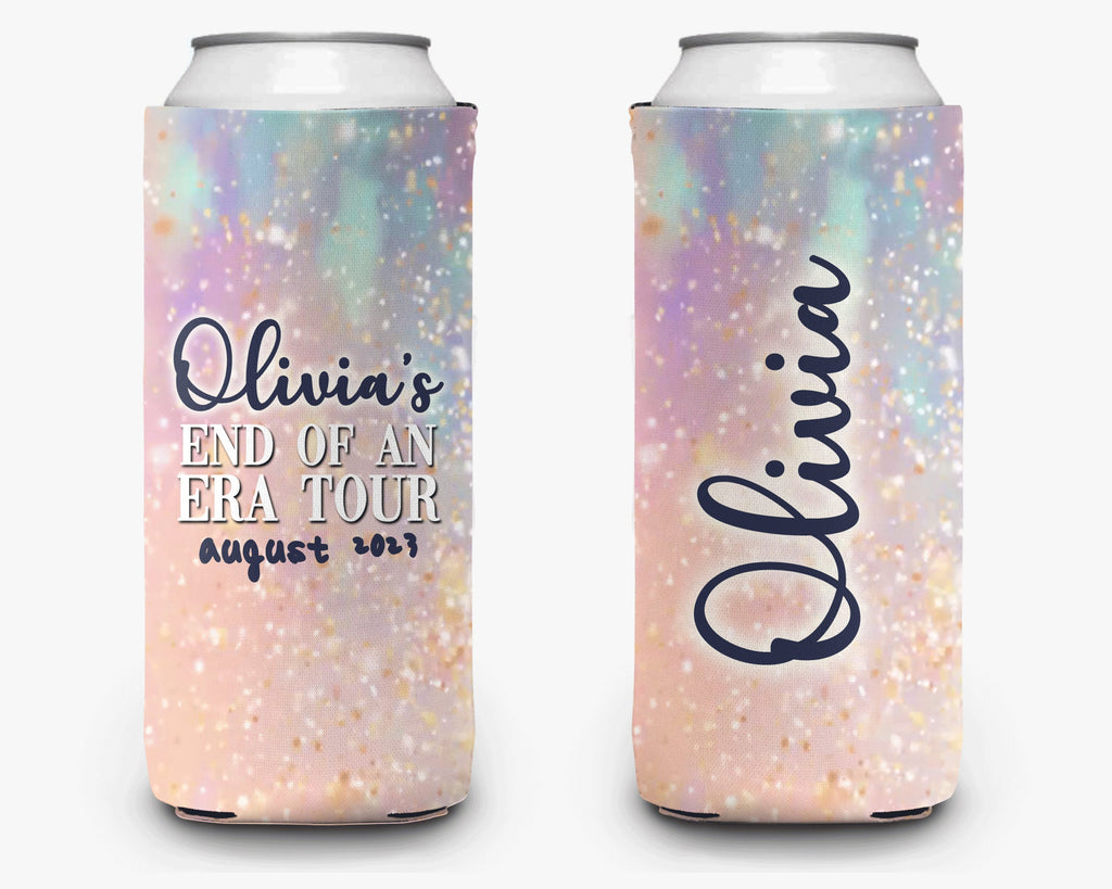 Bachelorette Party Can Cooler Era Tour Lover Theme Bridal Party Theme Personalized Can Cooler Sleeve