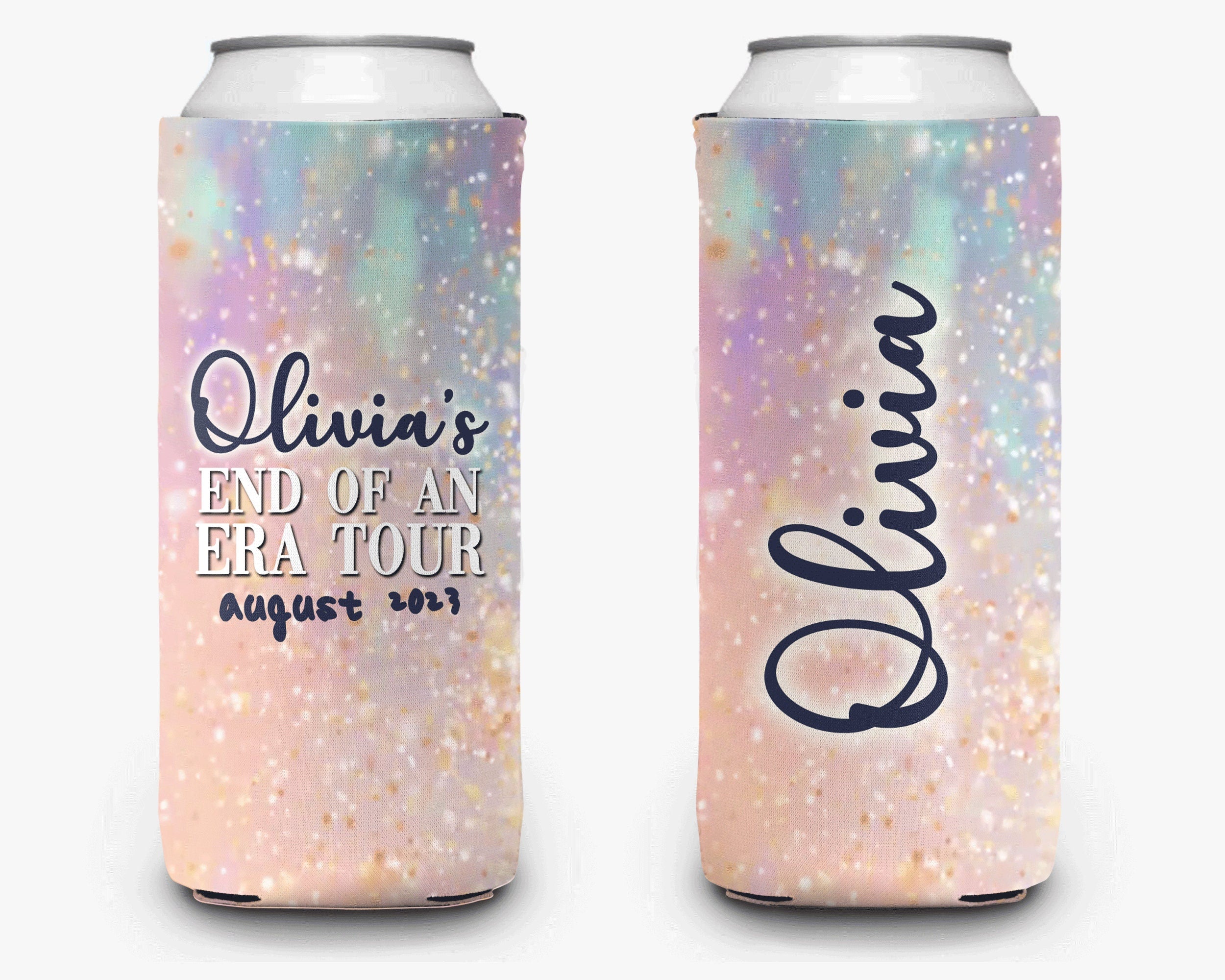 Bachelorette Party Can Cooler Era Tour Lover Theme Bridal Party Theme Personalized Can Cooler Sleeve