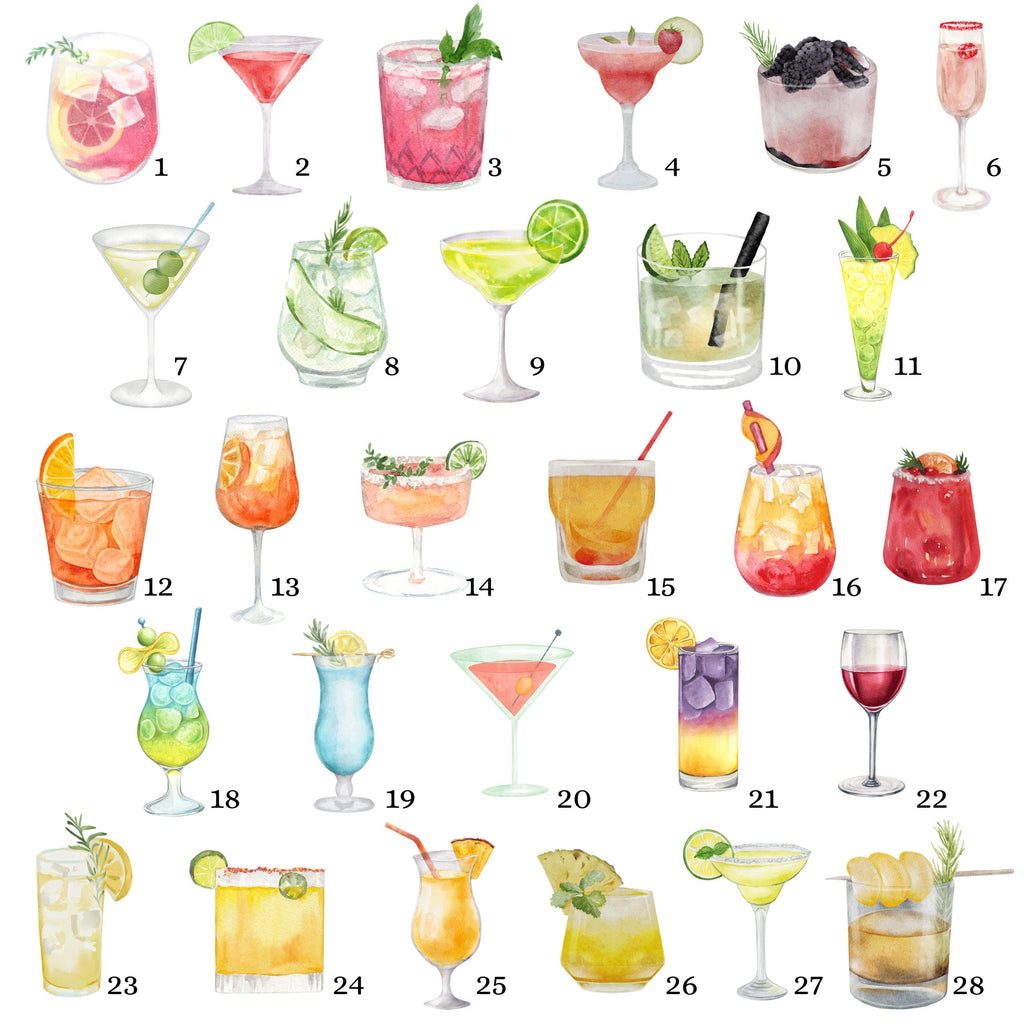 Bachelorette Party Cocktail Theme Bridal Party Coastal Drink Theme Personalized Can Cooler Sleeve