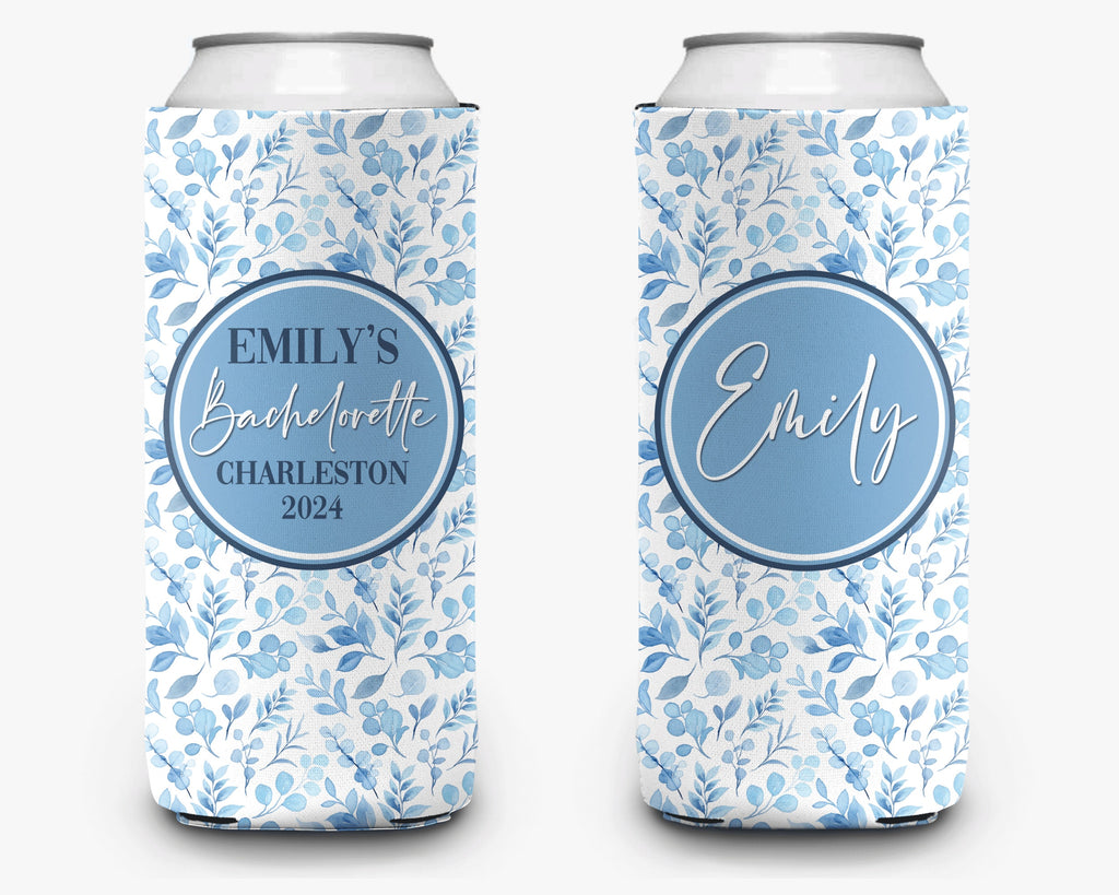 Coastal Theme Event Can Cooler Personalized Coastal Grandmother Bridal Can Cooler Sleeve