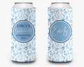 Coastal Theme Event Can Cooler Personalized Coastal Grandmother Bridal Can Cooler Sleeve
