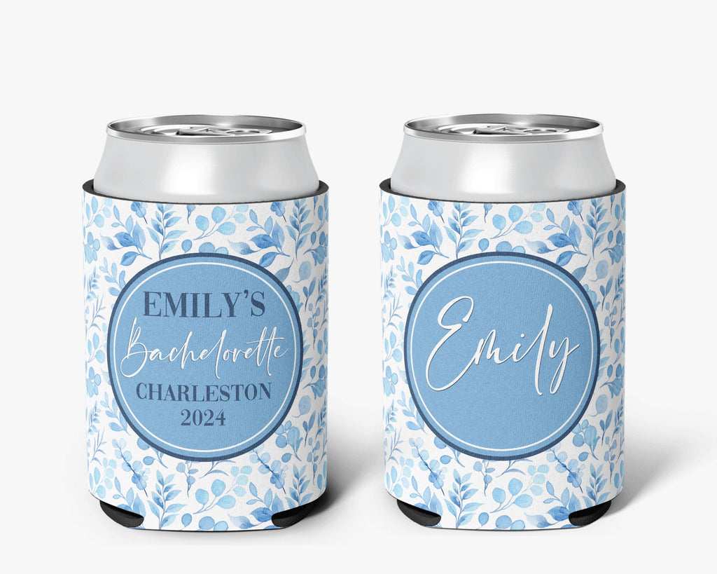Coastal Theme Event Can Cooler Personalized Coastal Grandmother Bridal Can Cooler Sleeve