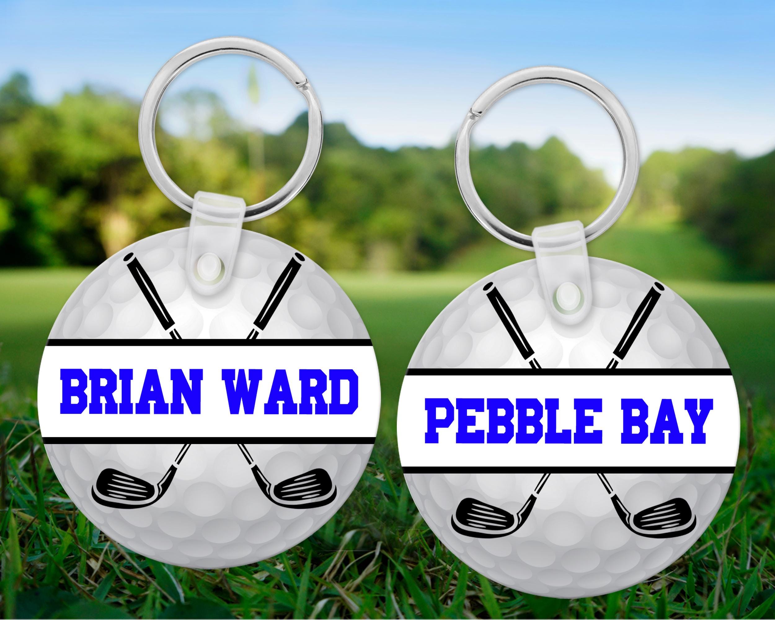 Golf Name Bag Tag | Personalized Team Golf Keychain | Golf Luggage Tag | Sports Bag Tag