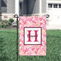 Personalized Valentine's Day Hearts Garden Flag, Custom Colorful Hearts Garden Flag