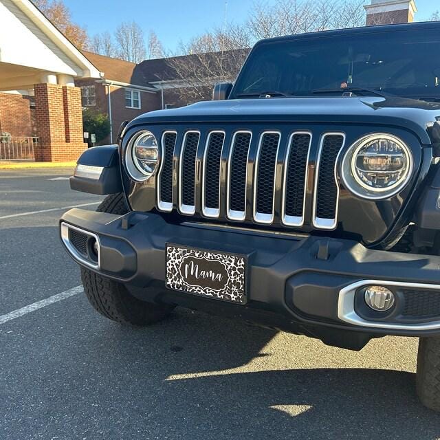 Animal Print License Plate , Cheetah Name Vanity License Plate